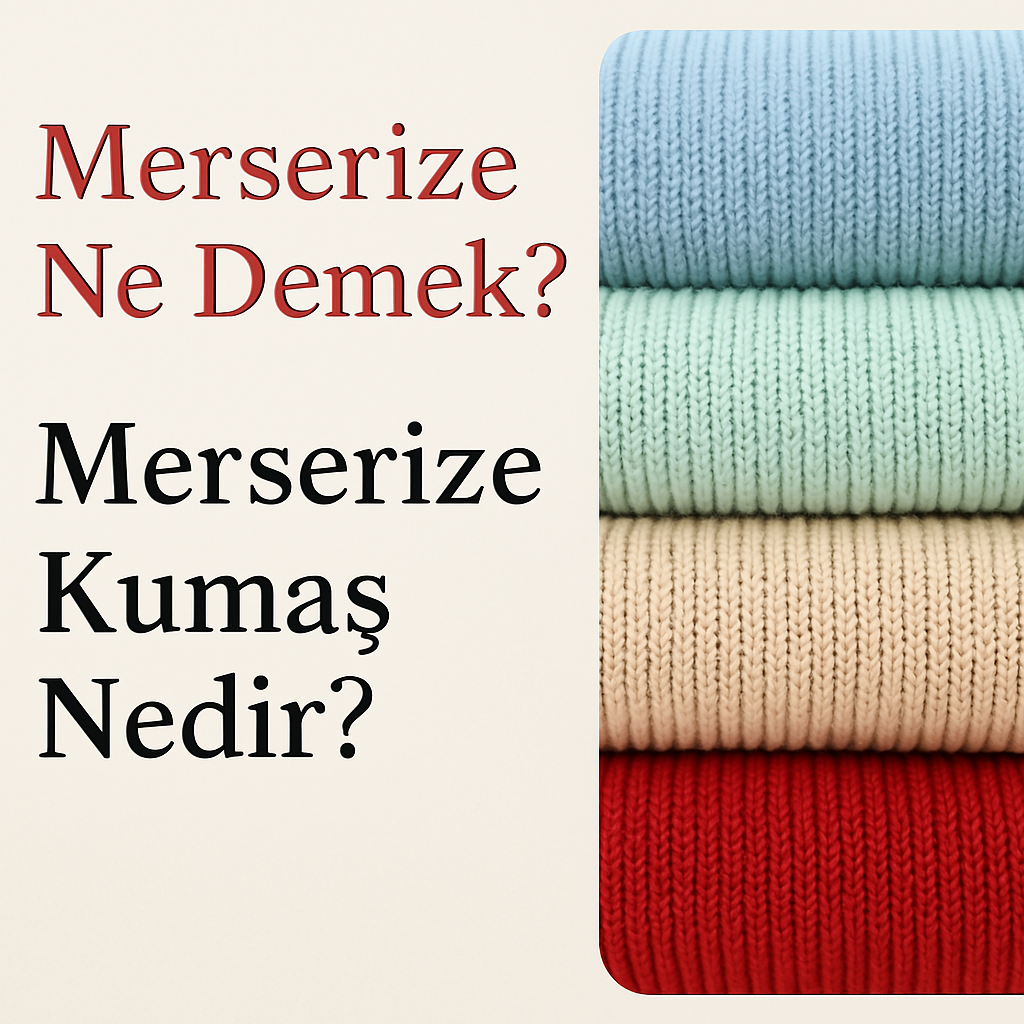 Merserize Ne Demek? Merserize Kumaş Nedir?