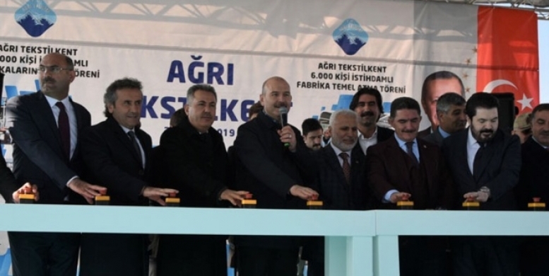 Yeşim Tekstil’in Ağrı’daki tesisinin temeli atıldı