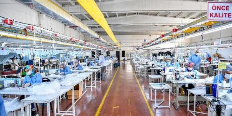 Malatya'da maske üretiminde hedef: 3 milyon