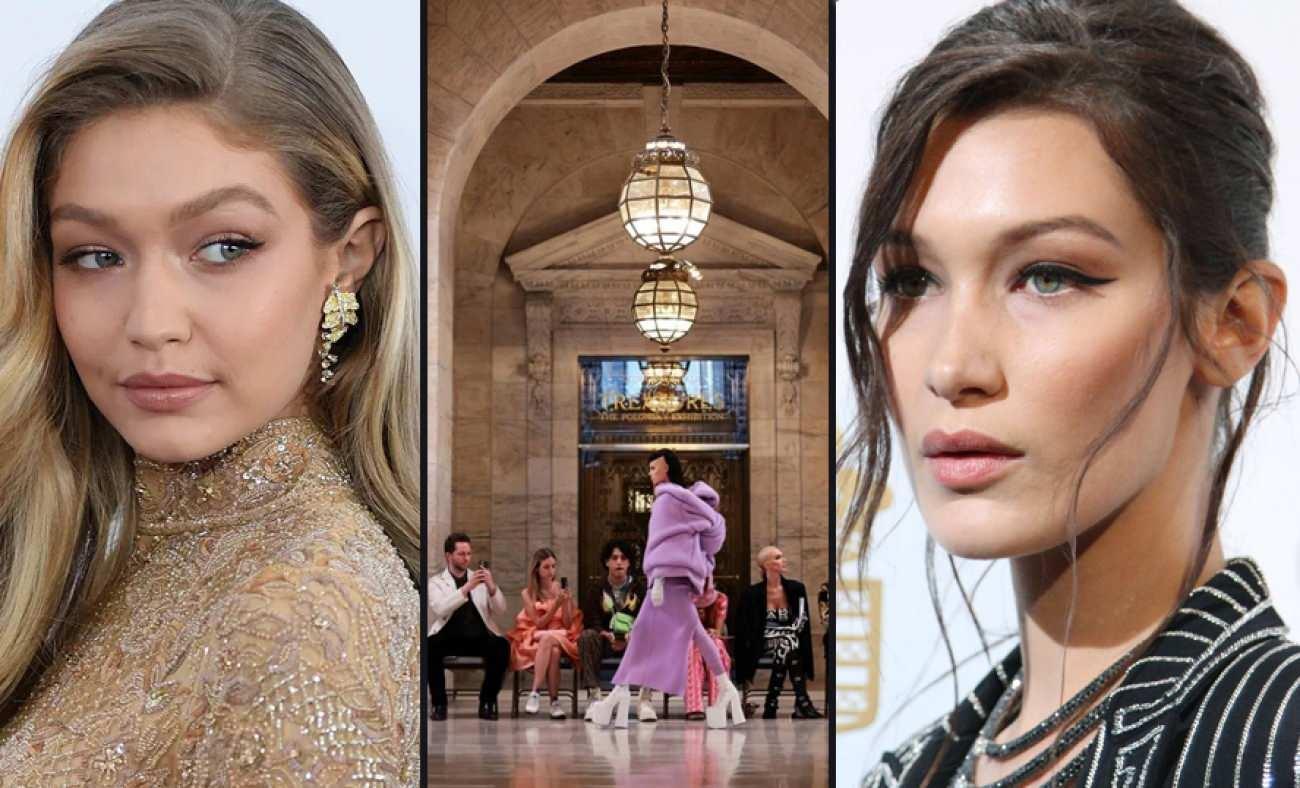 Paris Moda haftasında Bella Hadid ve Gigi Hadid damgası!